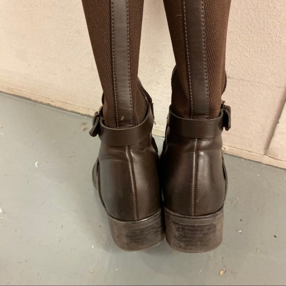 Franco Sarto boot knee high Stretch back for wider calf/ jeans - Picture 6 of 7